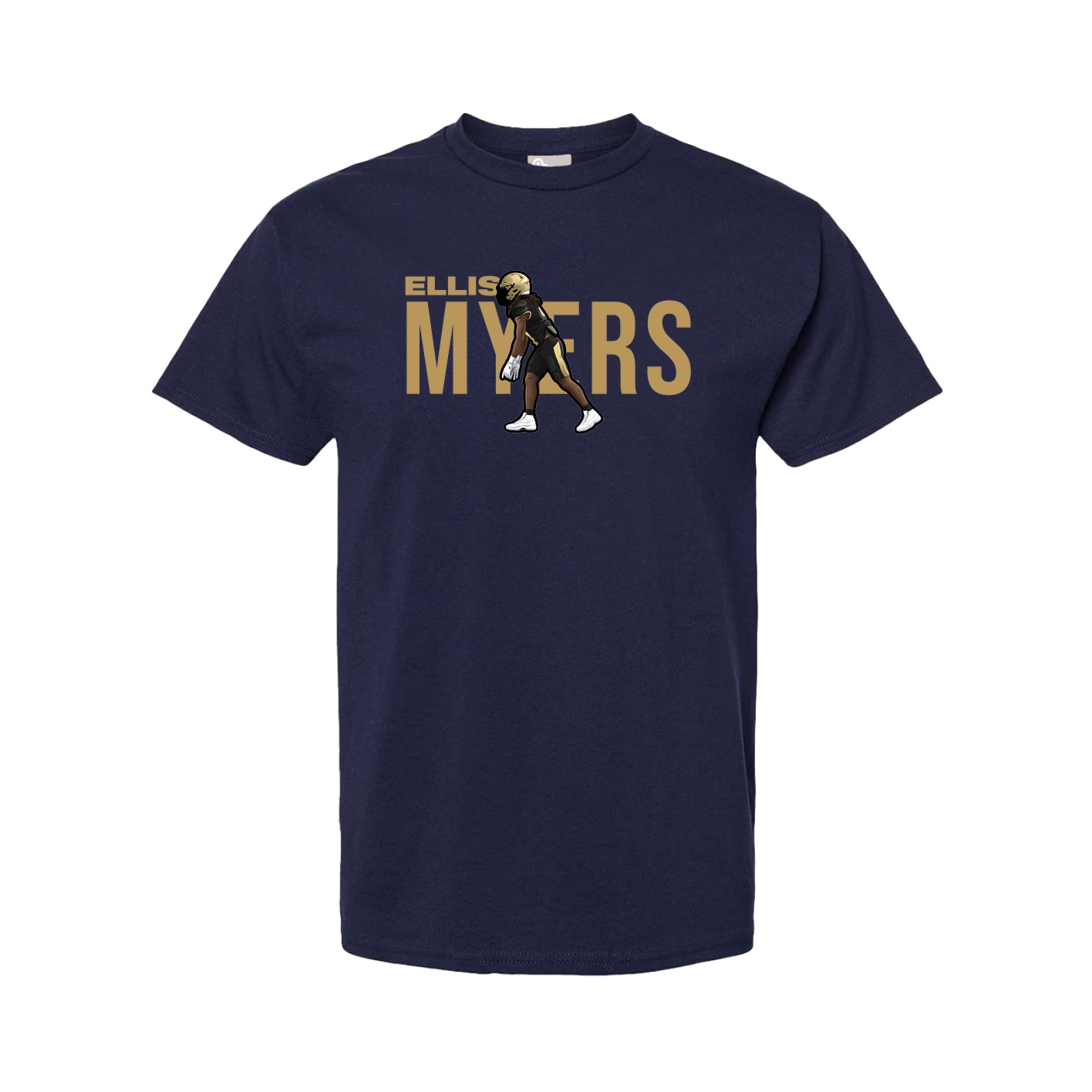 Tee — Player Name in Navy