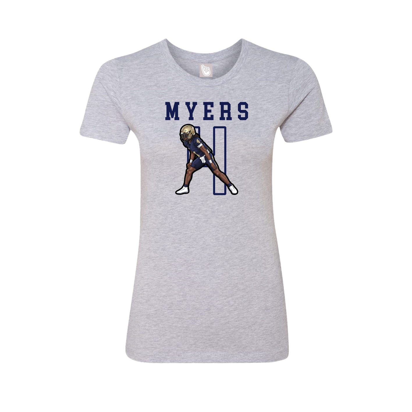 Fitted Women's Tee — Shirsey in Grey