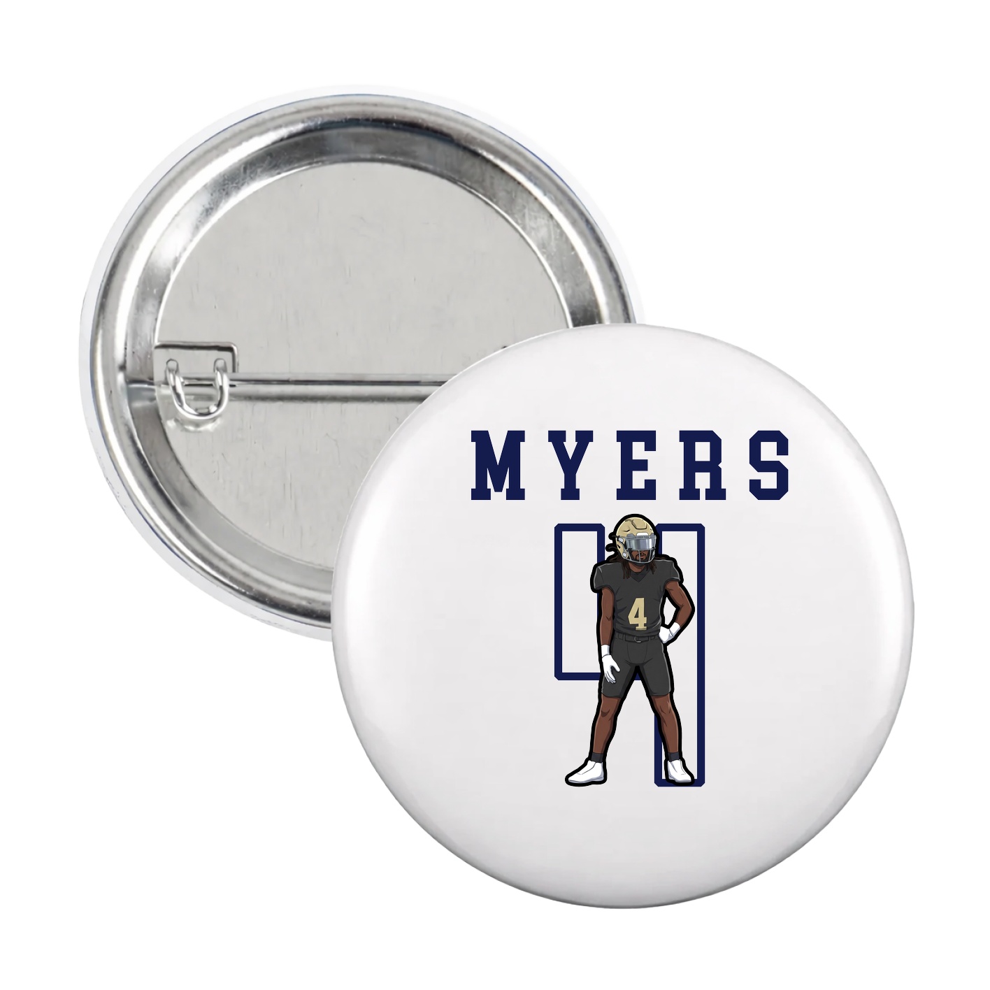 Game Day Button — Shirsey in White