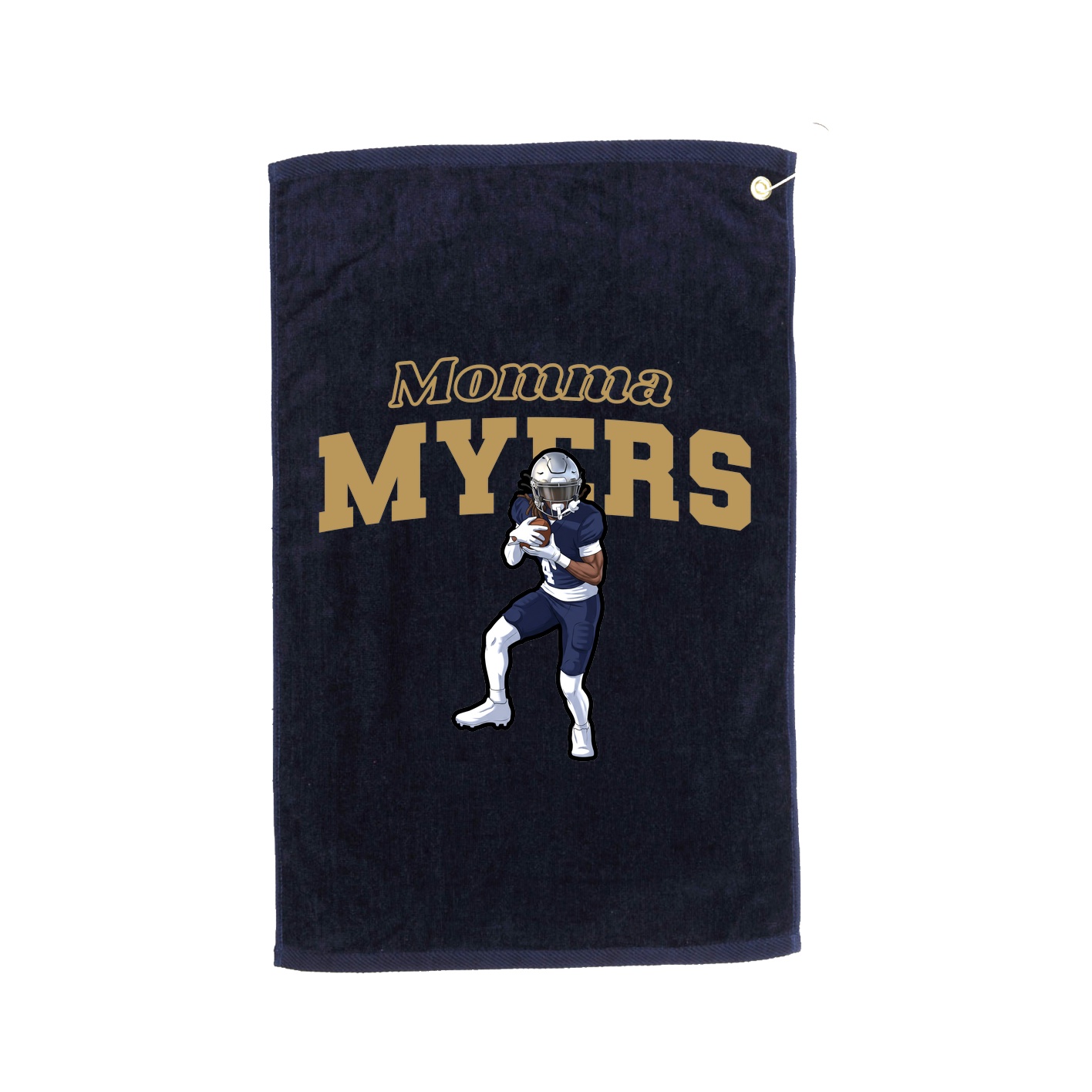 Golf Towel — Mothers Day Block in Navy