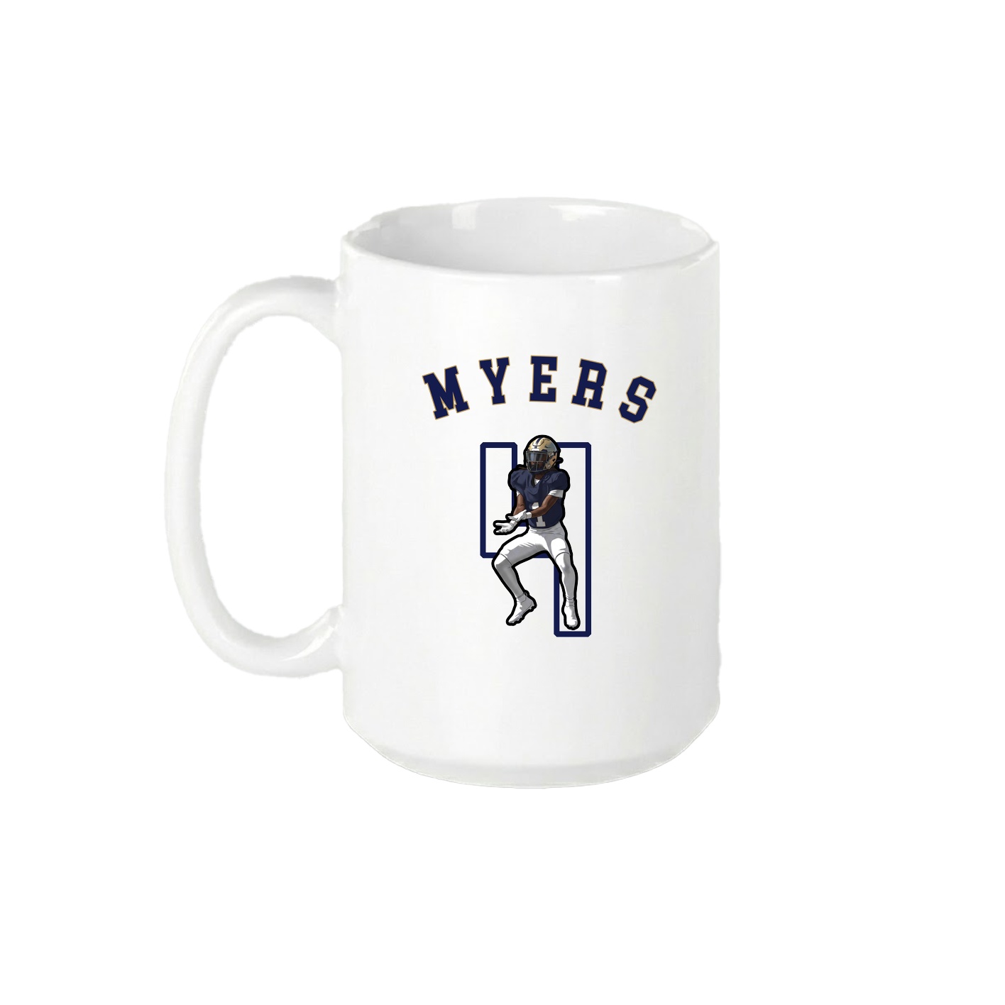 15oz Coffee Mug — Shirsey Arch in White