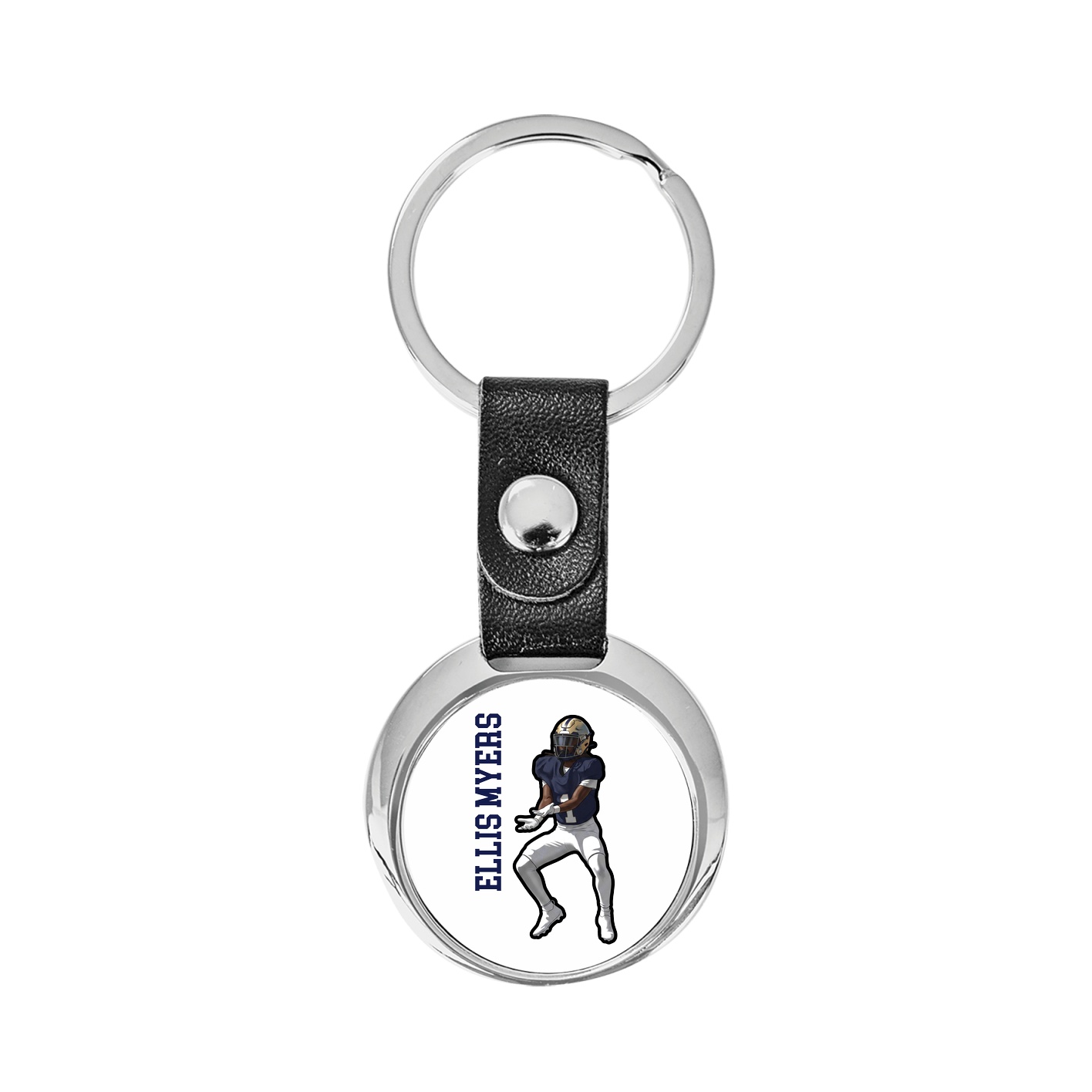 Key Chain — Name Vertical in Classic