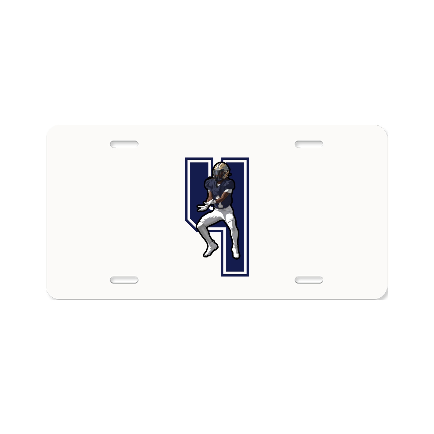 License Plate — Number in Classic