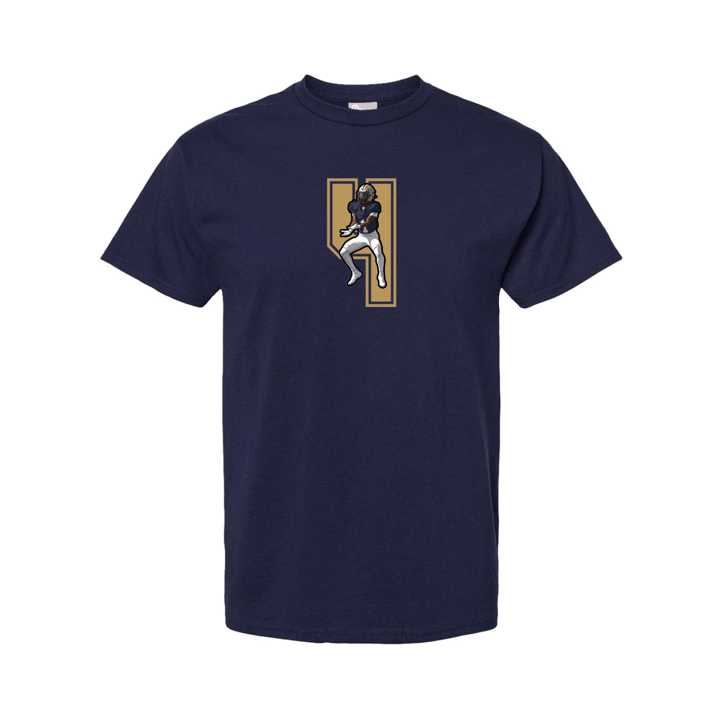 Tee — Number in Navy