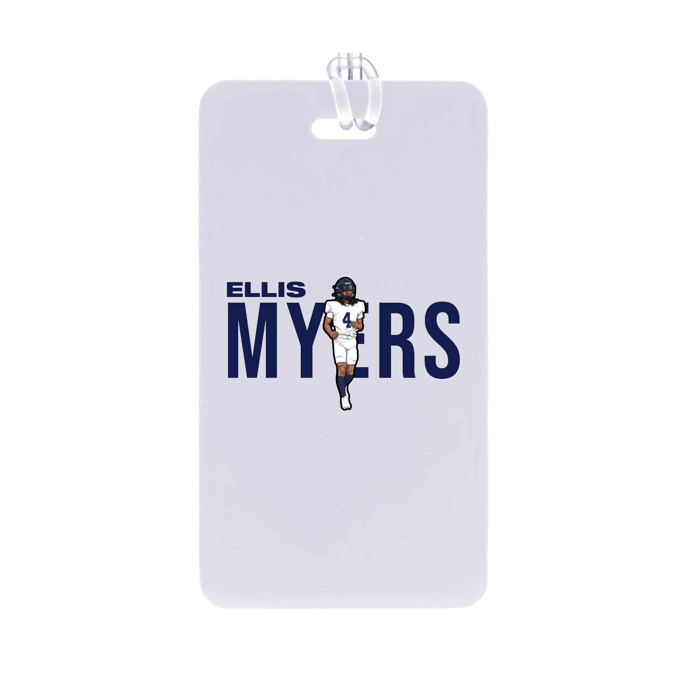 Bag Tag — Player Name in Classic