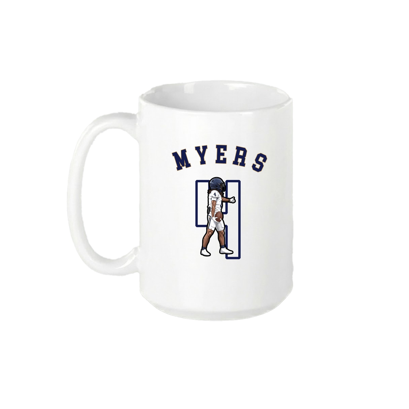 15oz Coffee Mug — Shirsey Arch in White