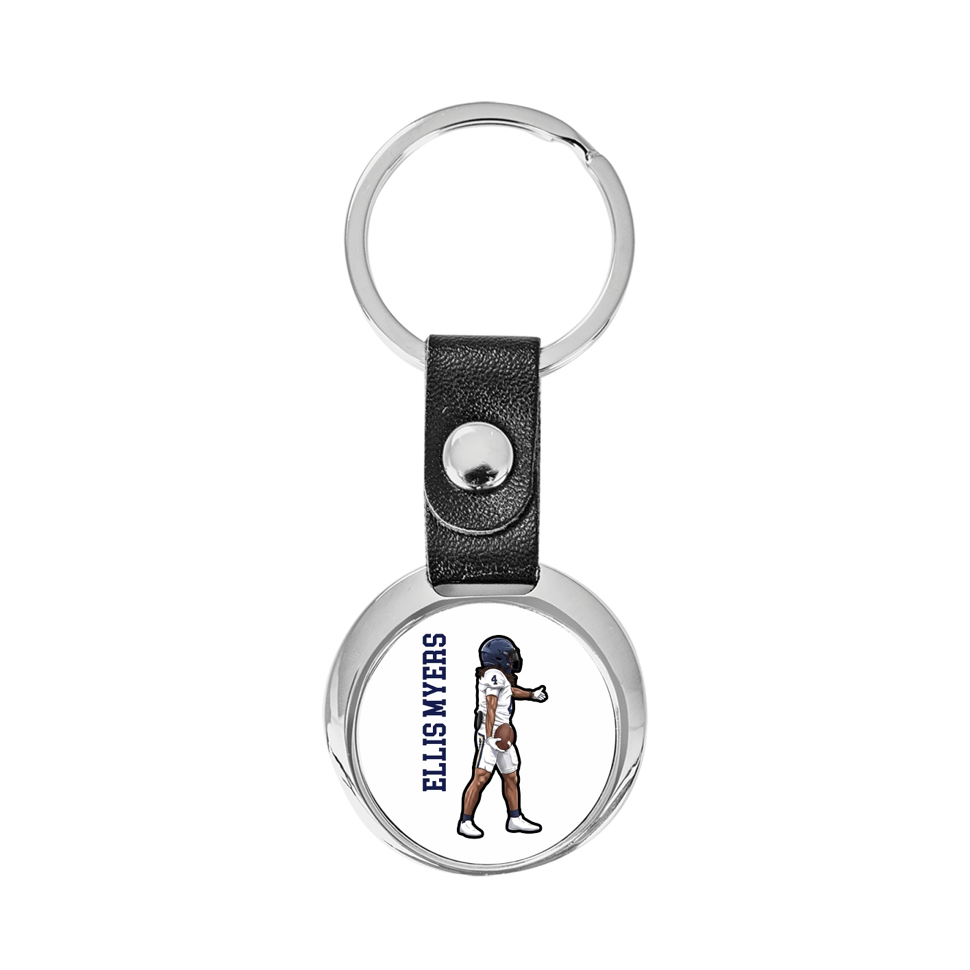 Key Chain — Name Vertical in Classic