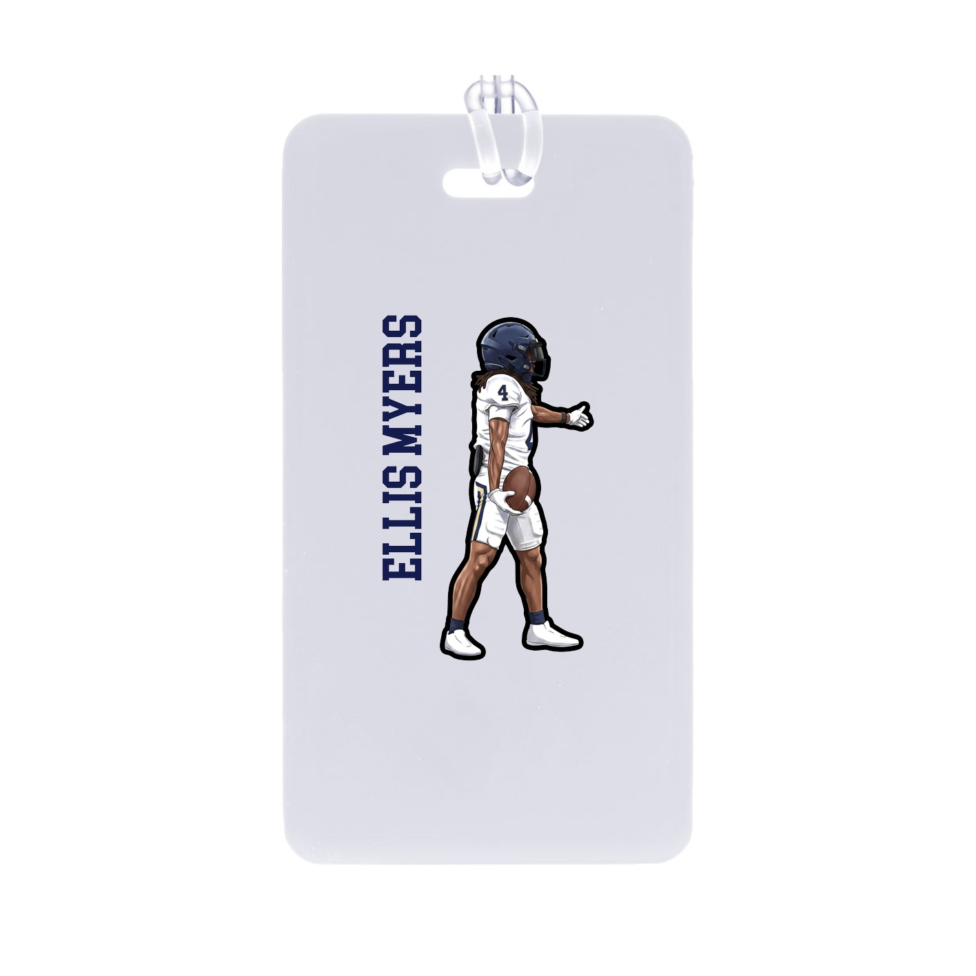 Bag Tag — Name Vertical in Classic