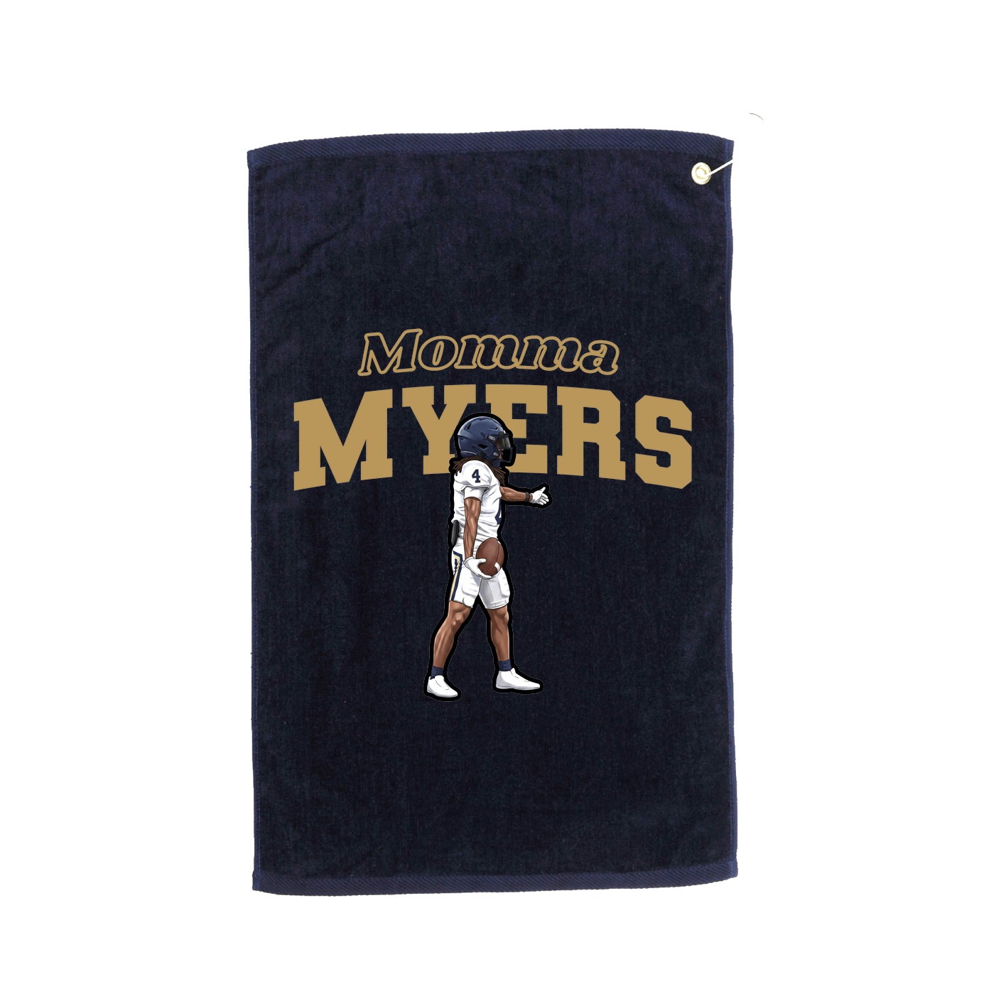 Golf Towel — Mothers Day Block in Navy