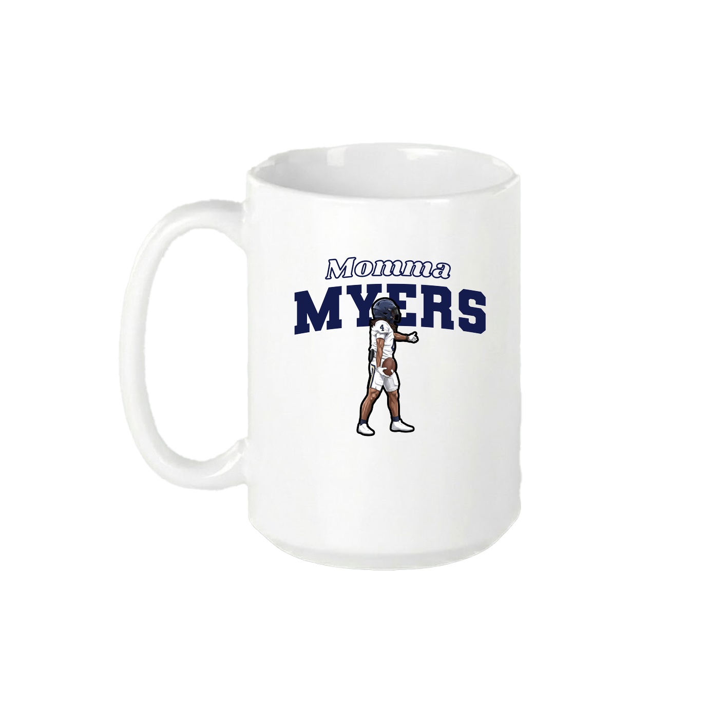 15oz Coffee Mug — Mothers Day Block in White