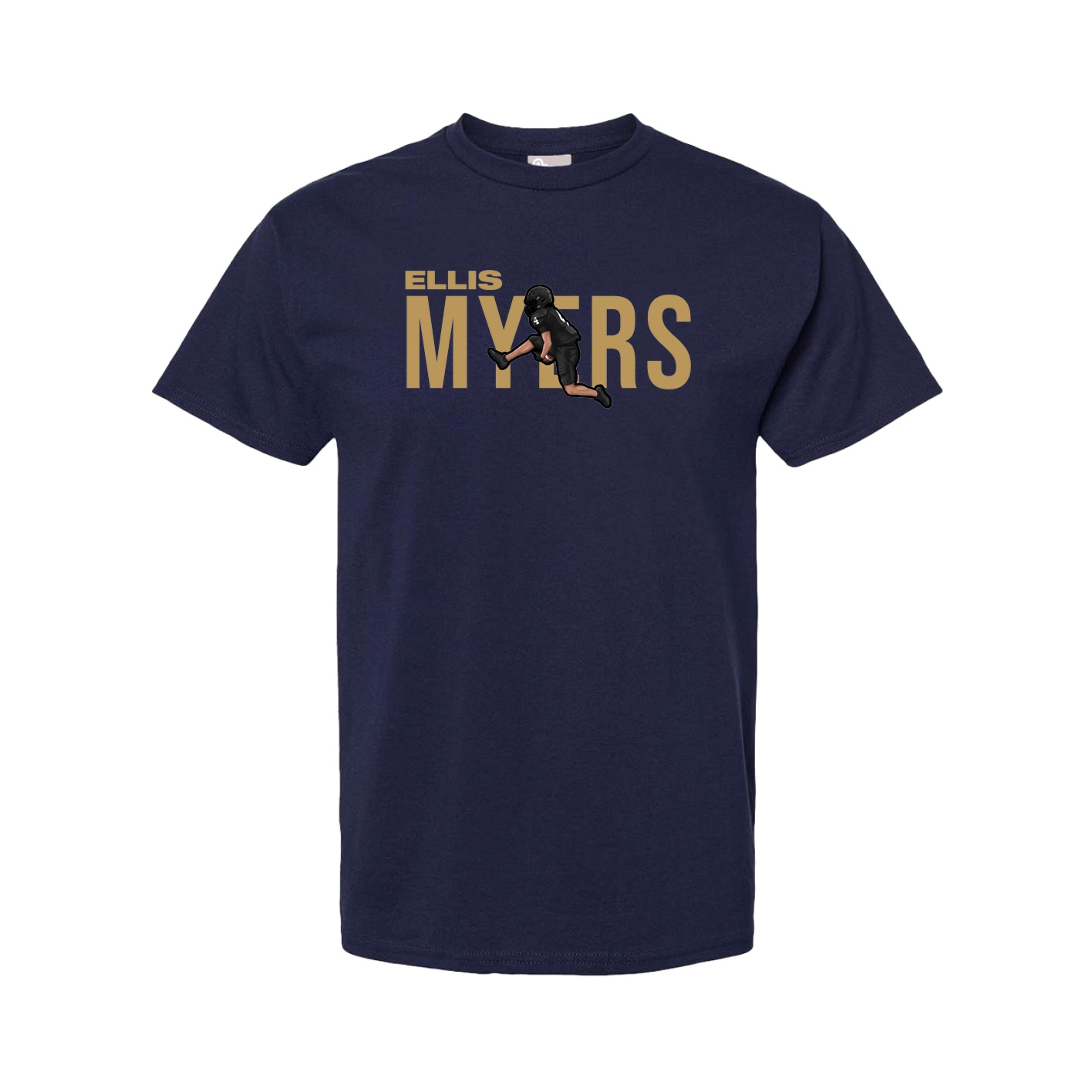 Youth Tee — Player Name in Navy