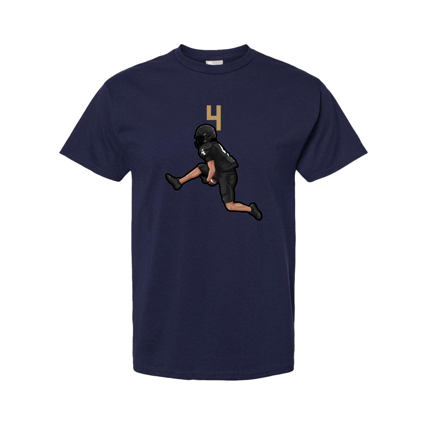 Youth Tee — Number Top in Navy