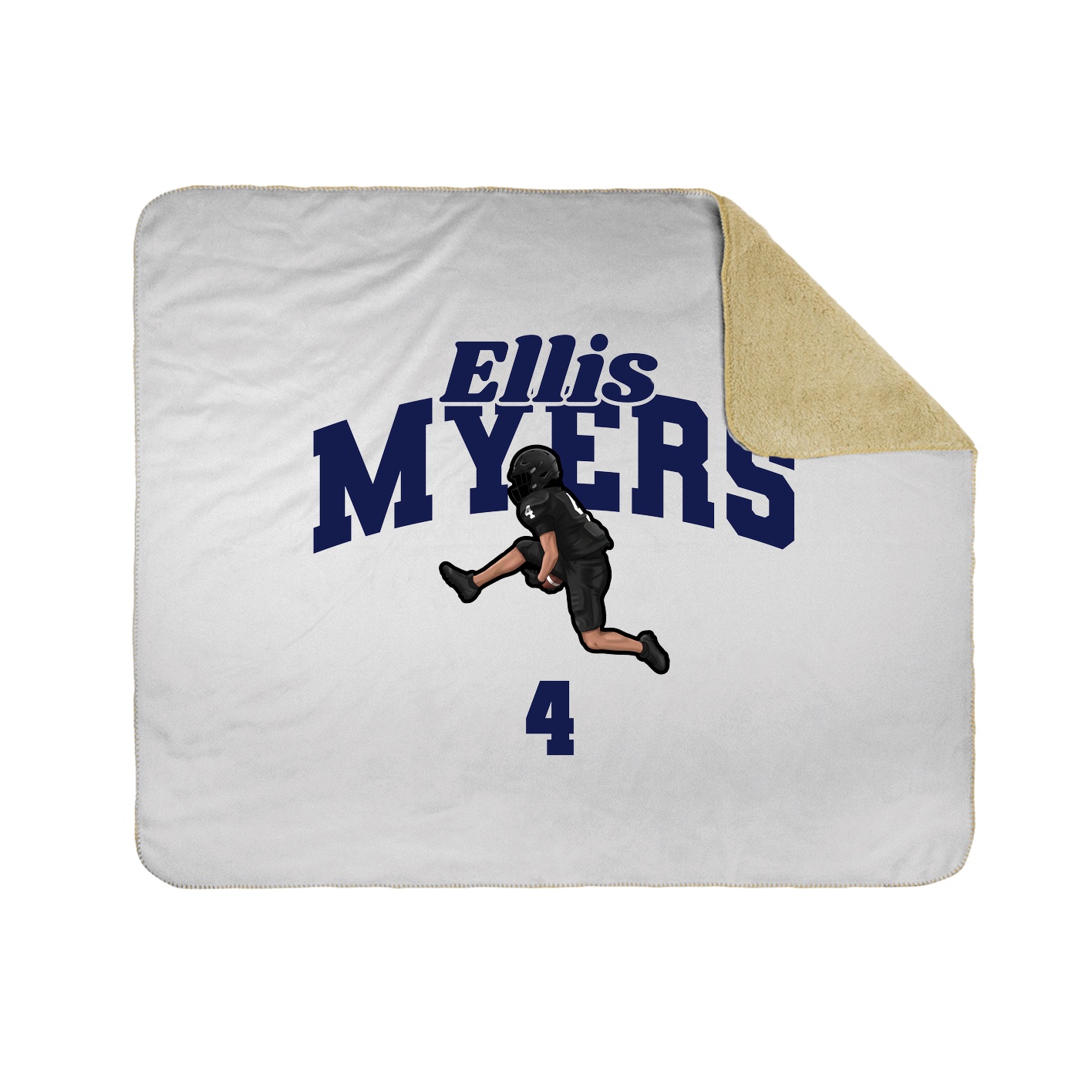 Throw Blanket — Signature Arch in White