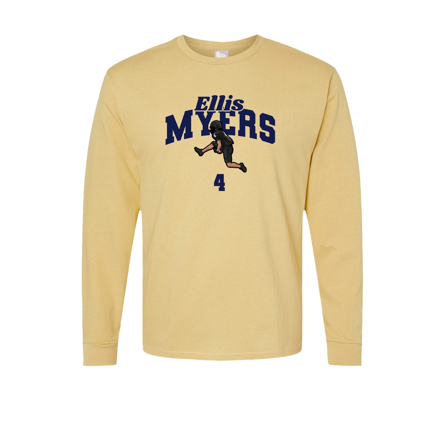 Long Sleeve Tee — Signature Arch in Vegas Gold
