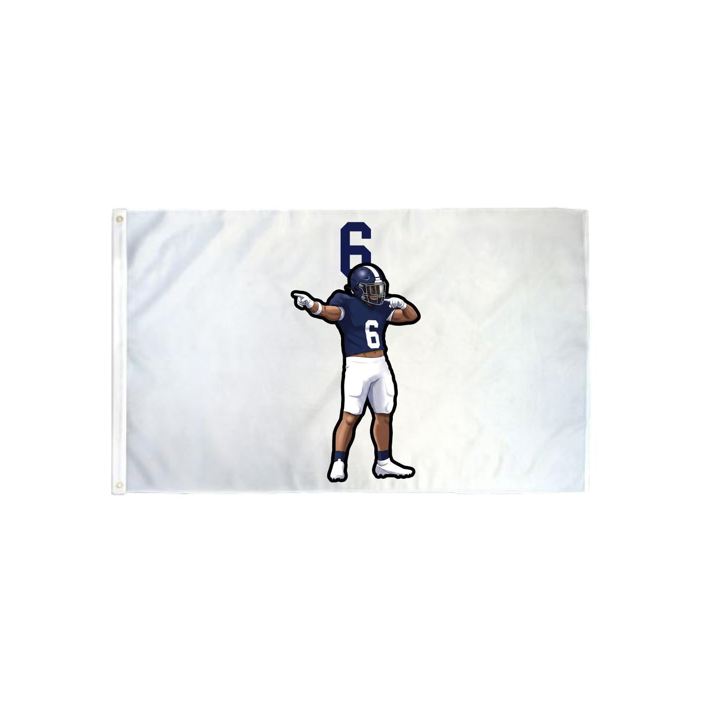 3x5 Flag — Number Top in Classic