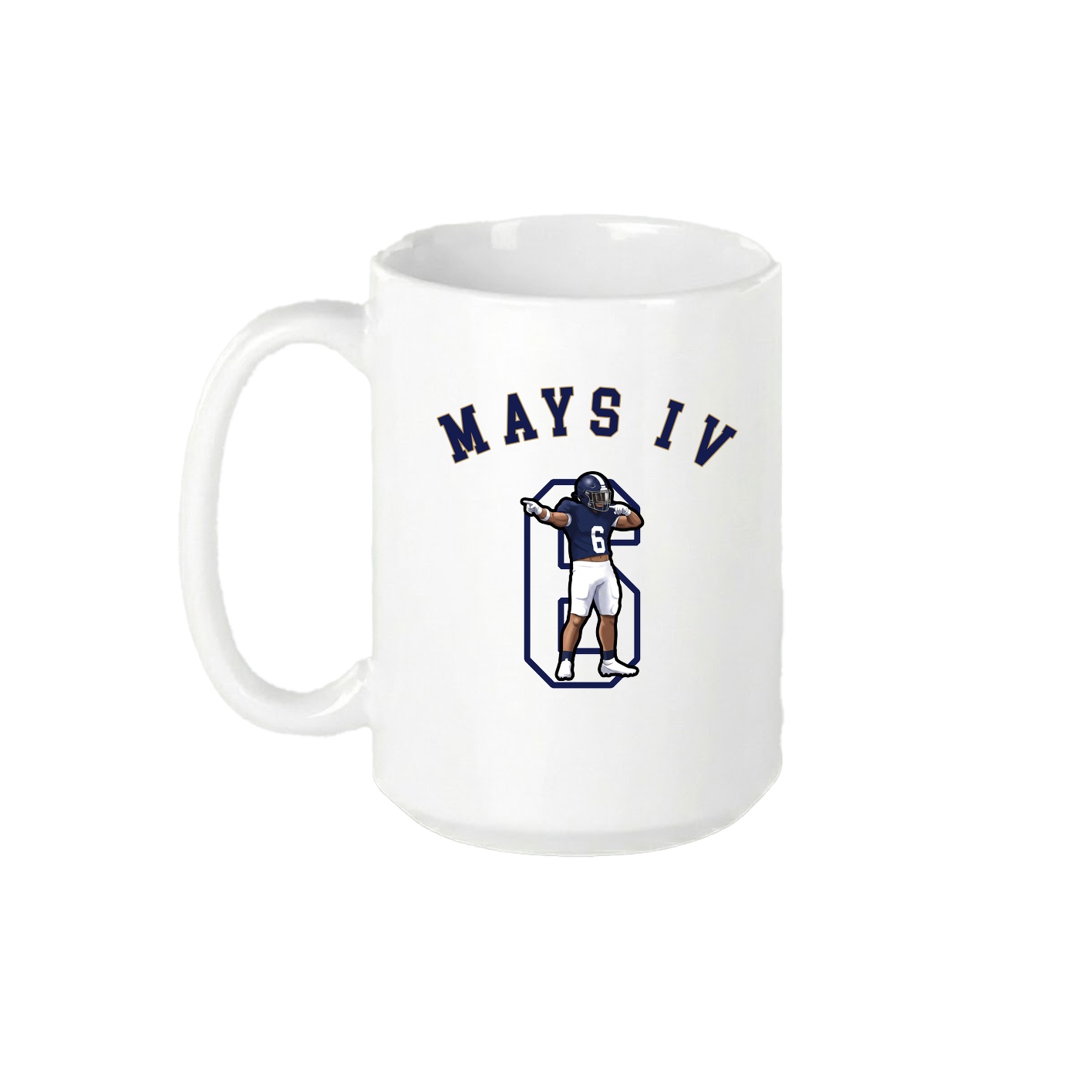 15oz Coffee Mug — Shirsey Arch in White