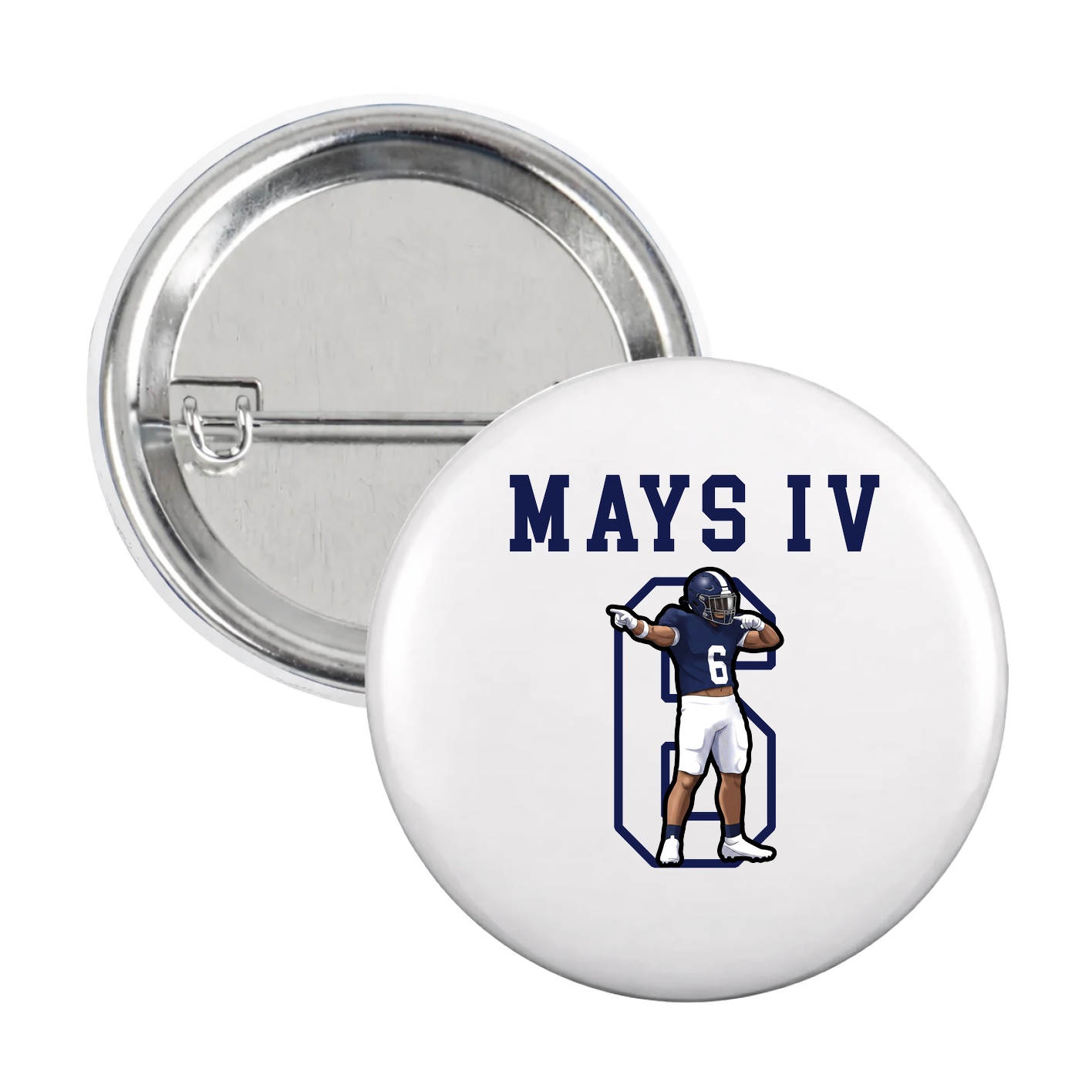 Game Day Button — Shirsey in White