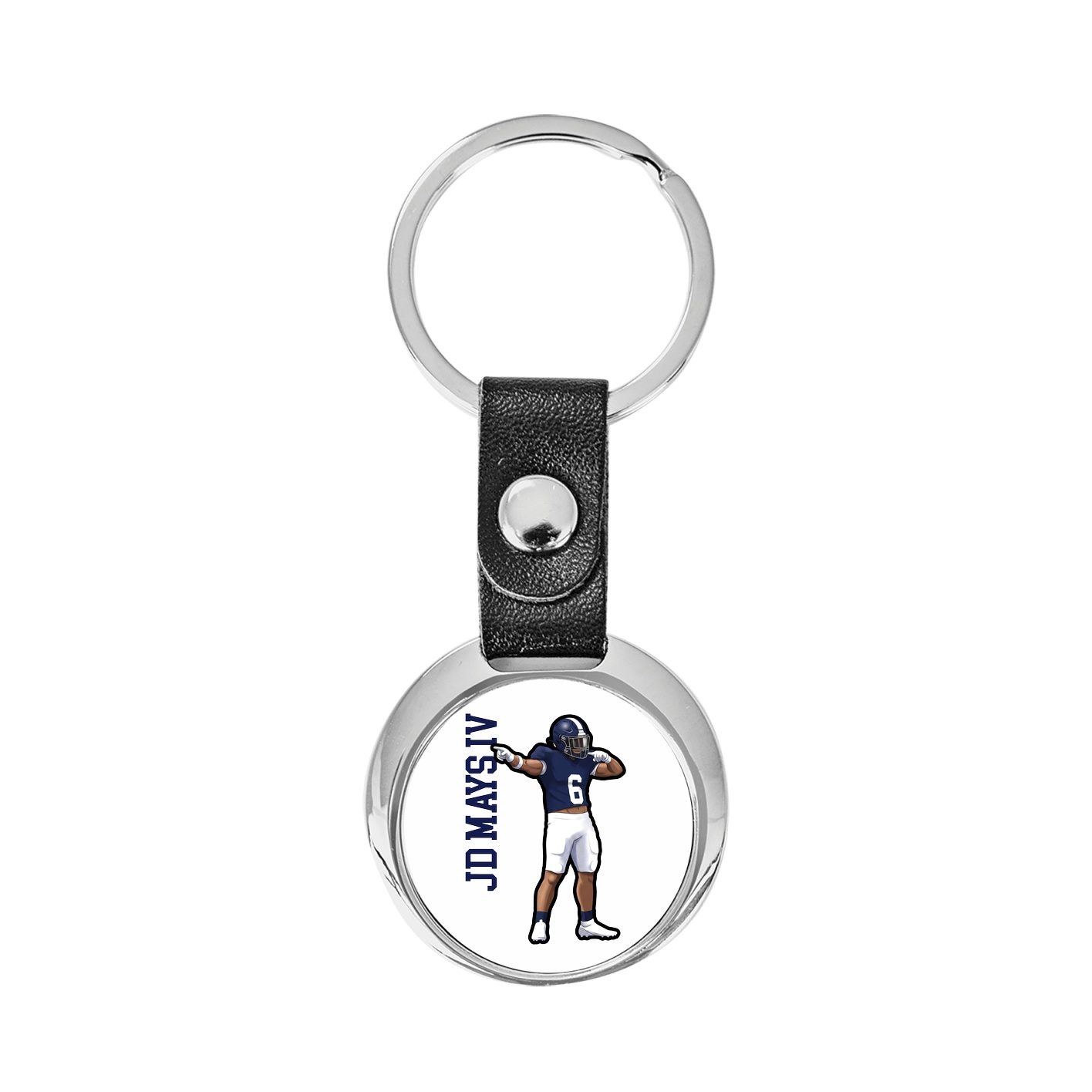 Key Chain — Name Vertical in Classic
