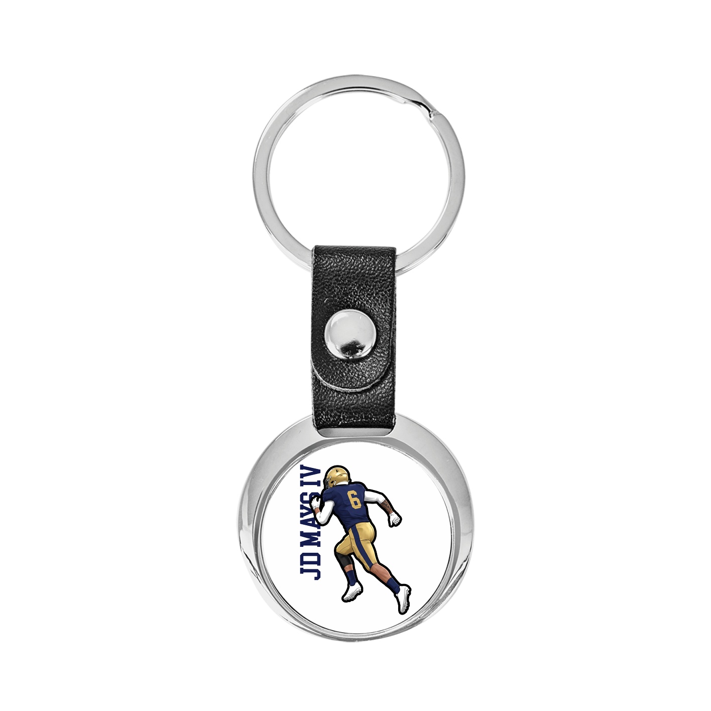 Key Chain — Name Vertical in Classic