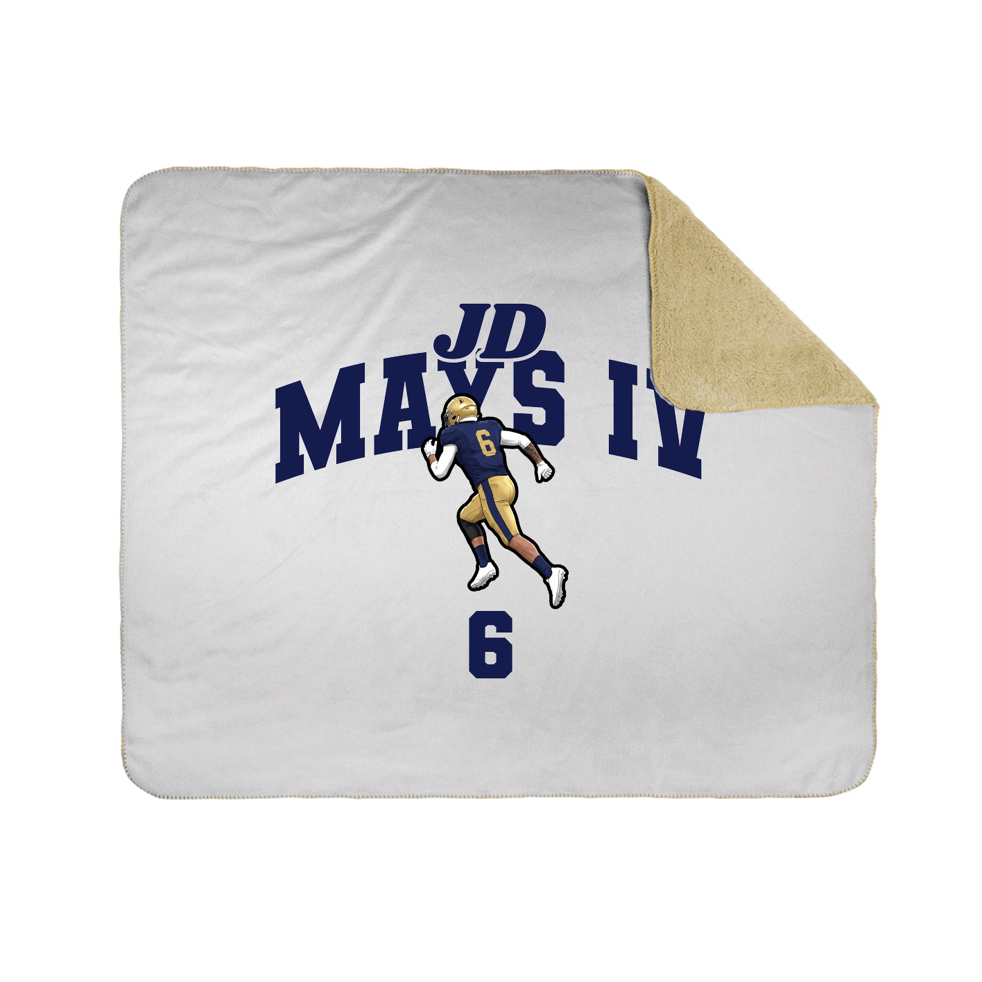 Throw Blanket — Signature Arch in White