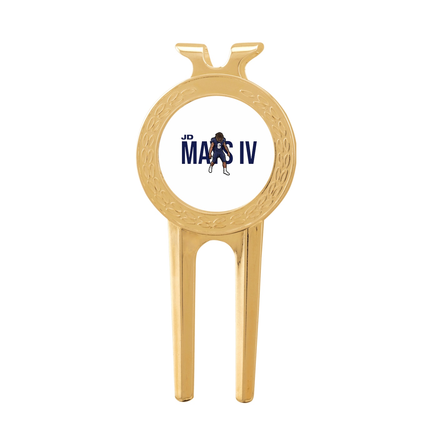 Divot Tool with Ball Marker — Player Name in Classic