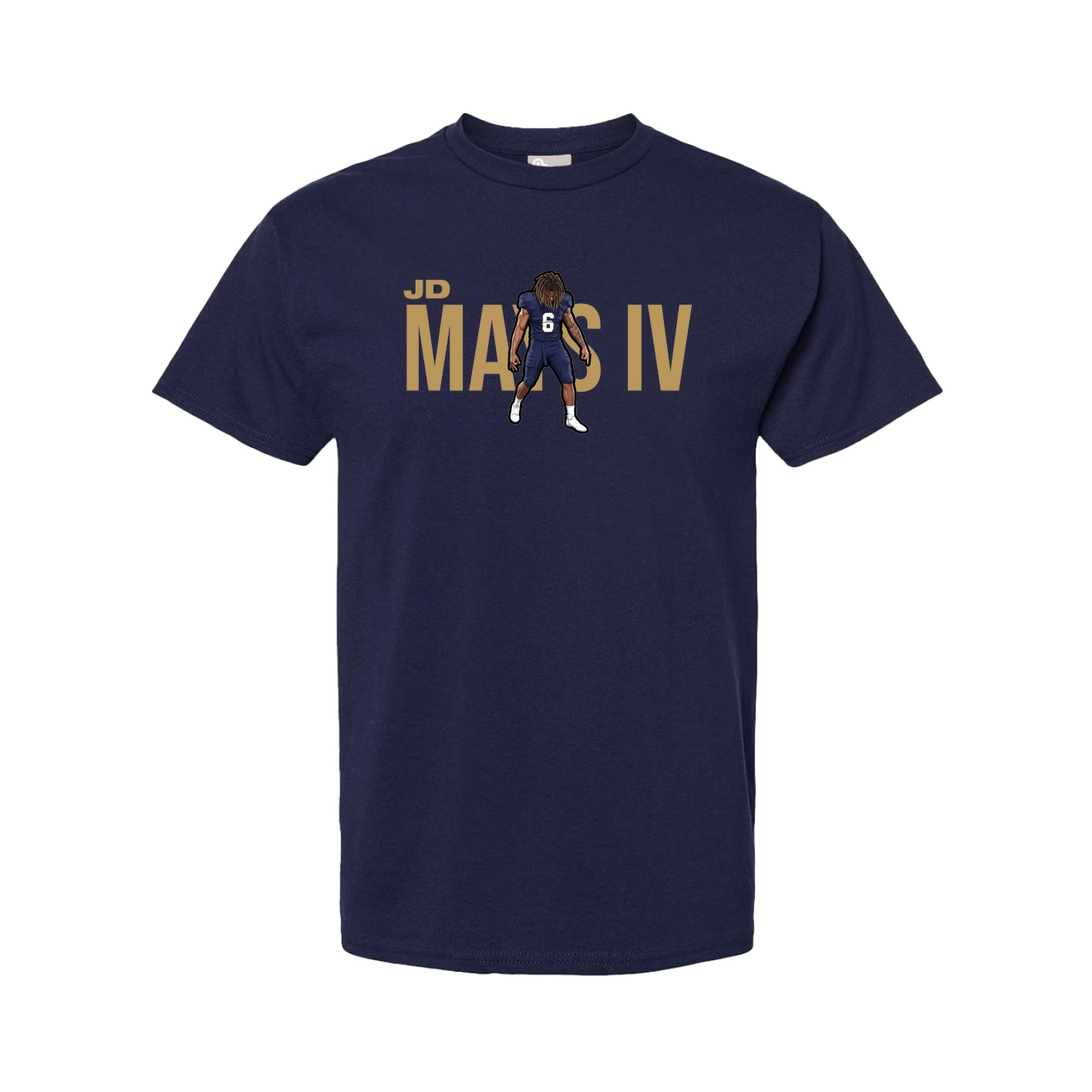 Tee — Player Name in Navy