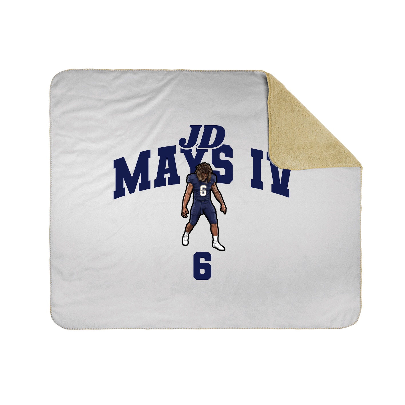Throw Blanket — Signature Arch in White