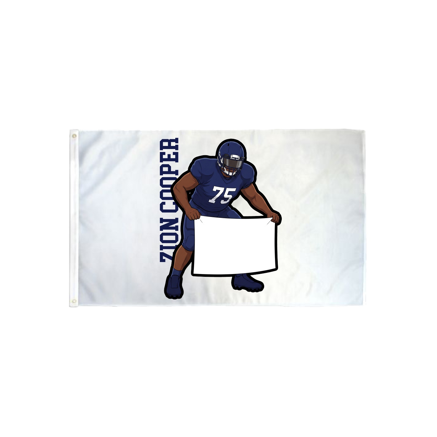 3x5 Flag — Name Vertical in Classic