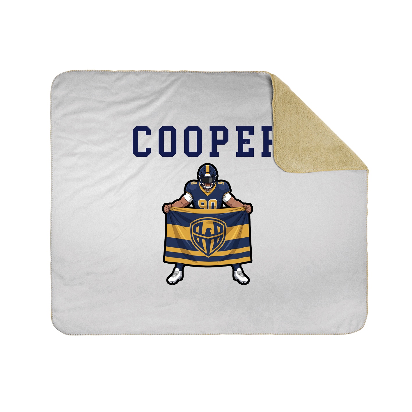 Throw Blanket — Shirsey in White