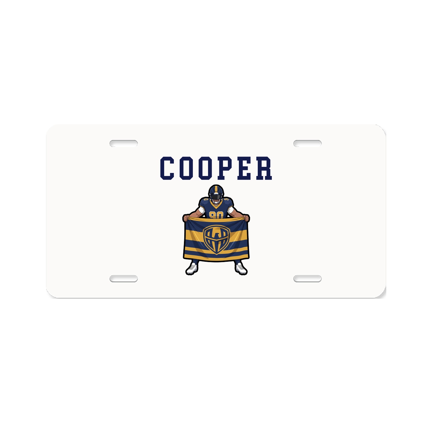 License Plate — Shirsey in Classic