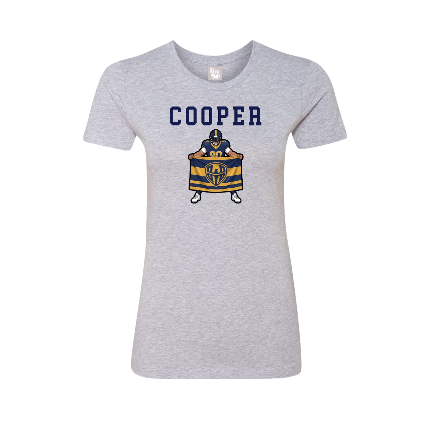 Fitted Women's Tee — Shirsey in Grey