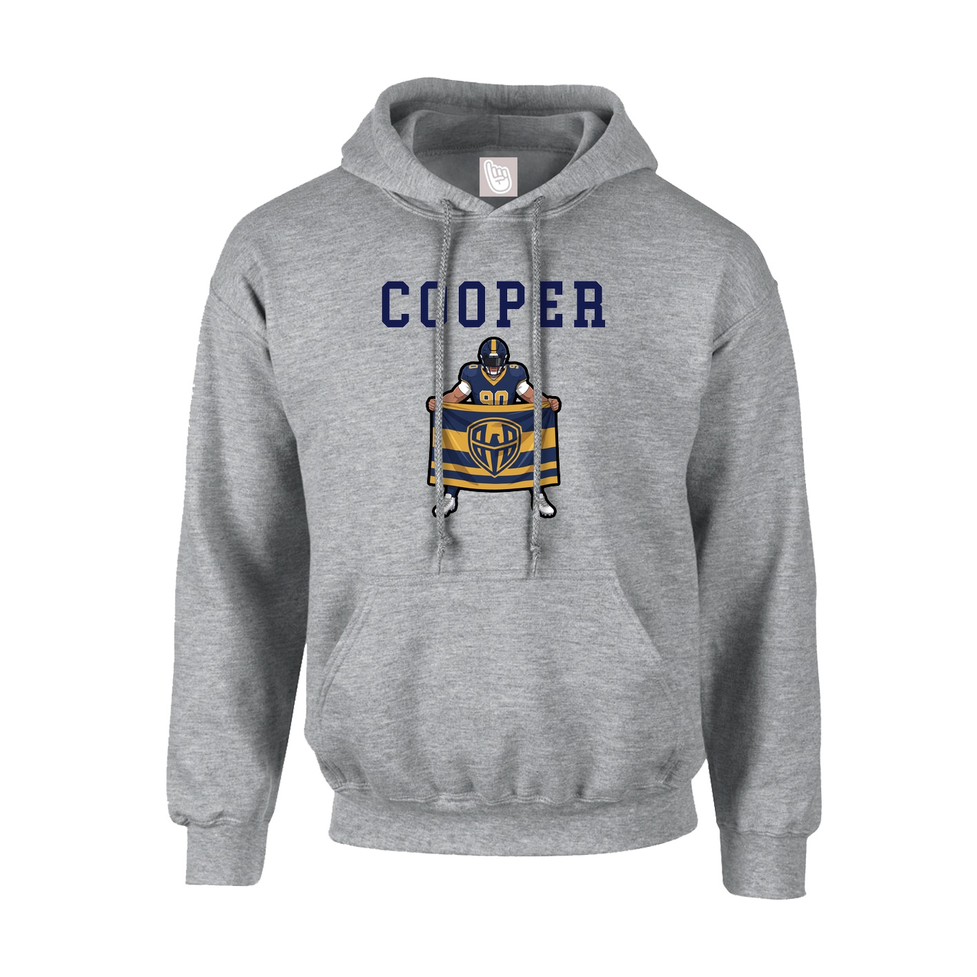 Hoodie — Shirsey in Grey