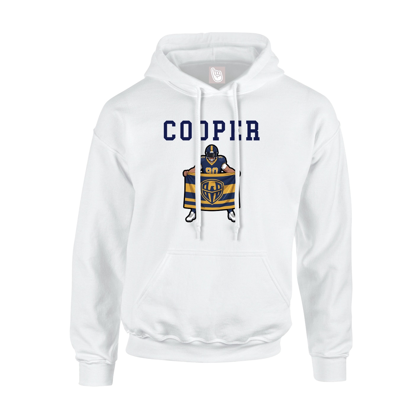 Youth Hoodie — Shirsey in White