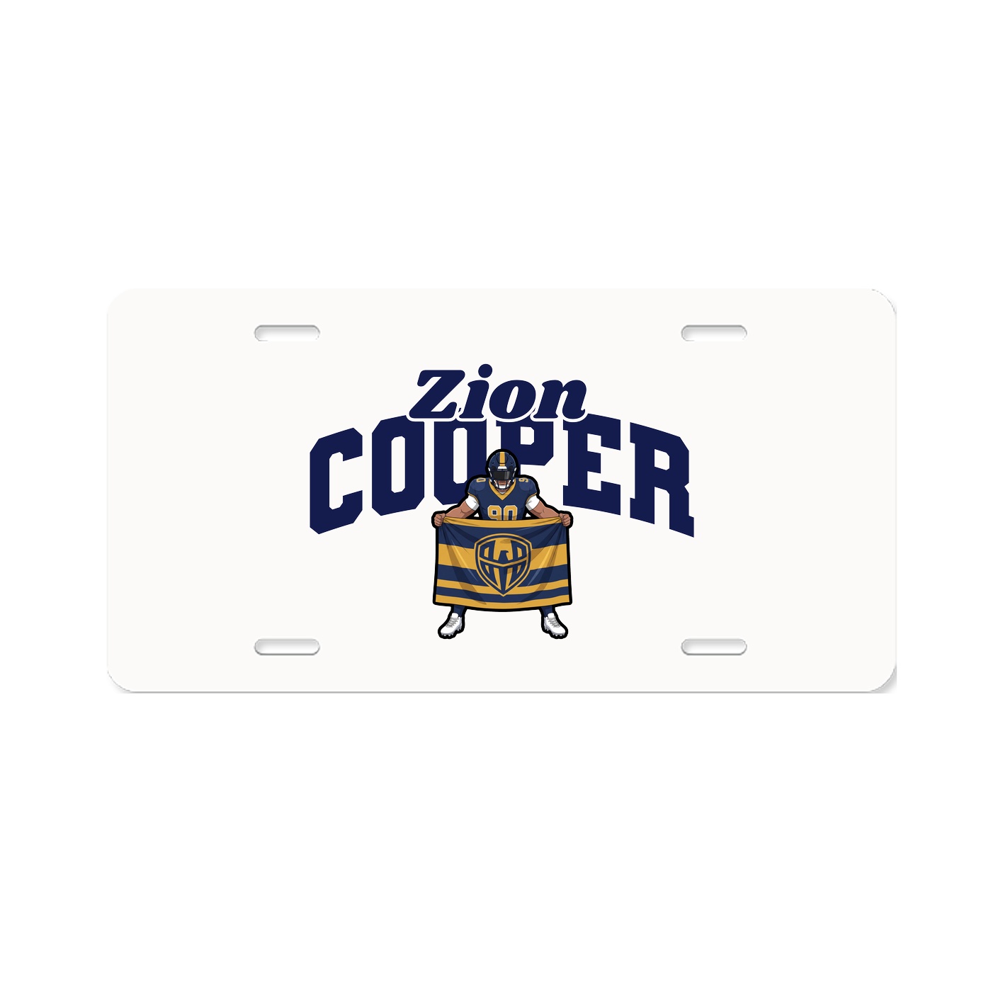 License Plate — Signature Arch in Classic