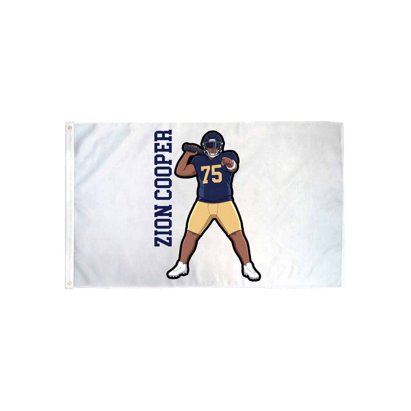 3x5 Flag — Name Vertical in Classic