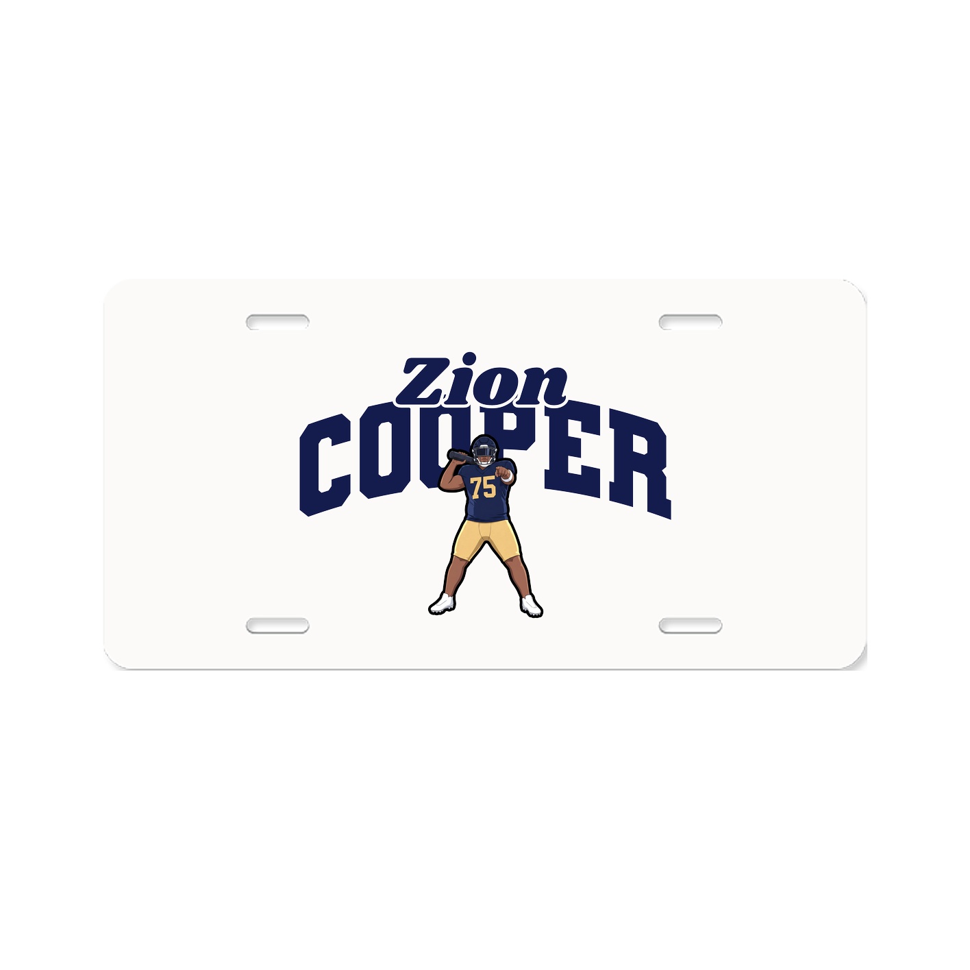 License Plate — Signature Arch in Classic