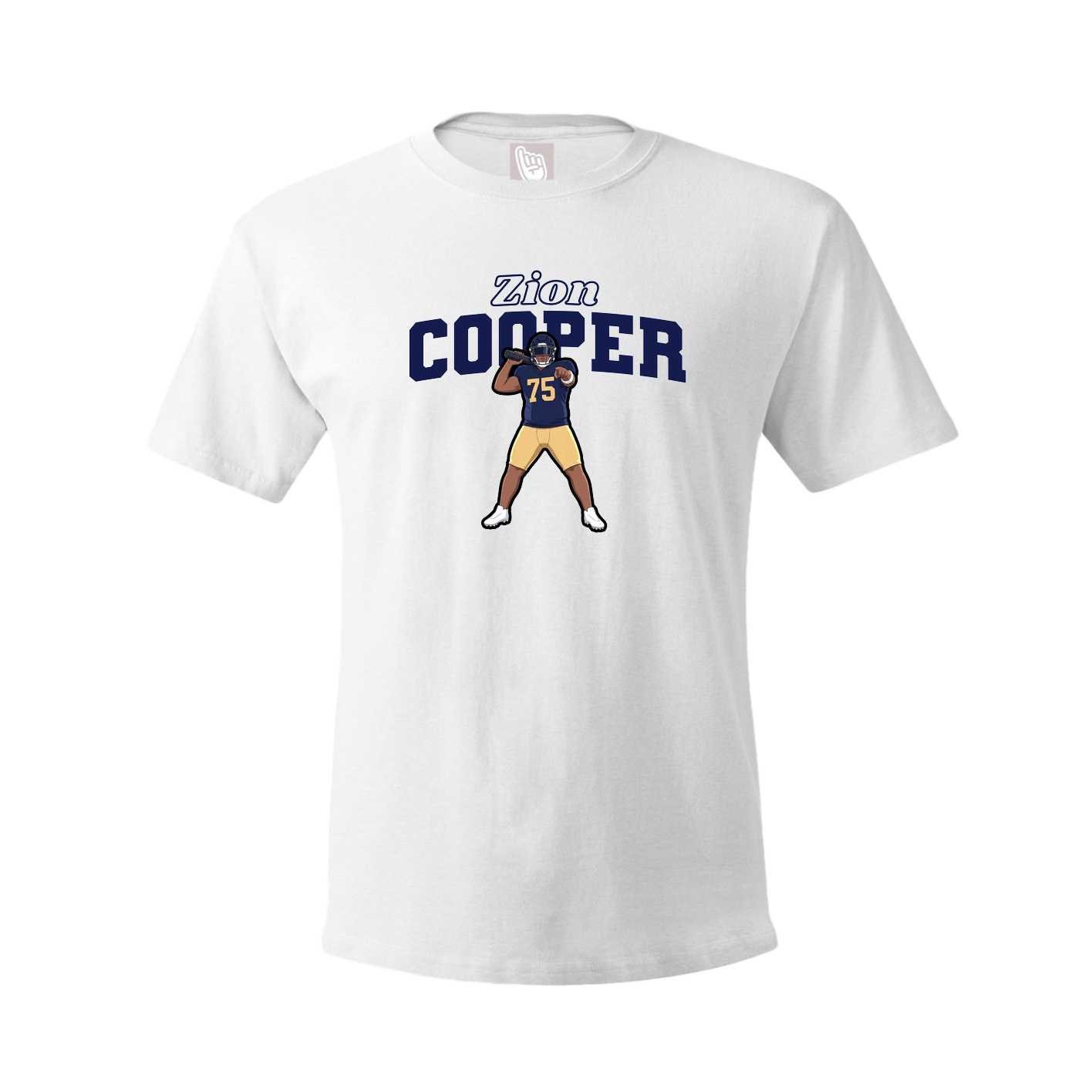 Tee — Name Arch in White
