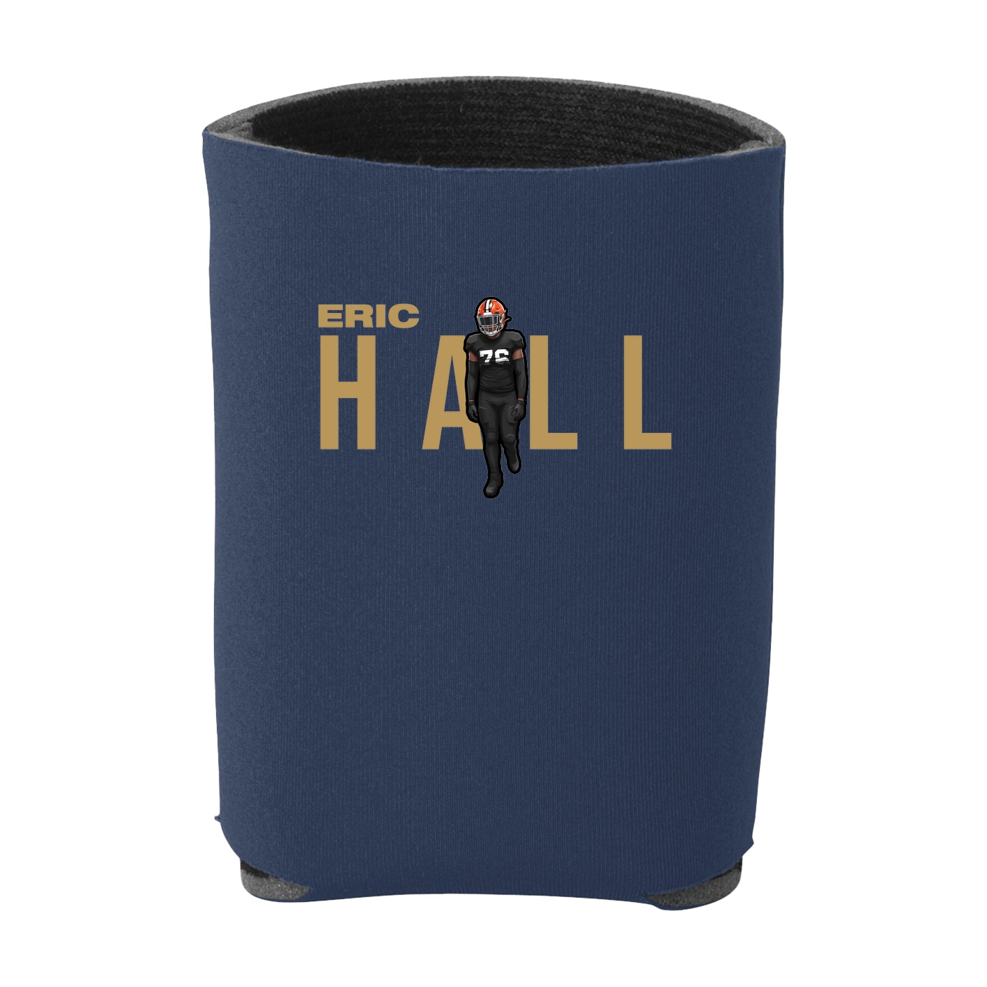 Can Holder — Player Name in Navy