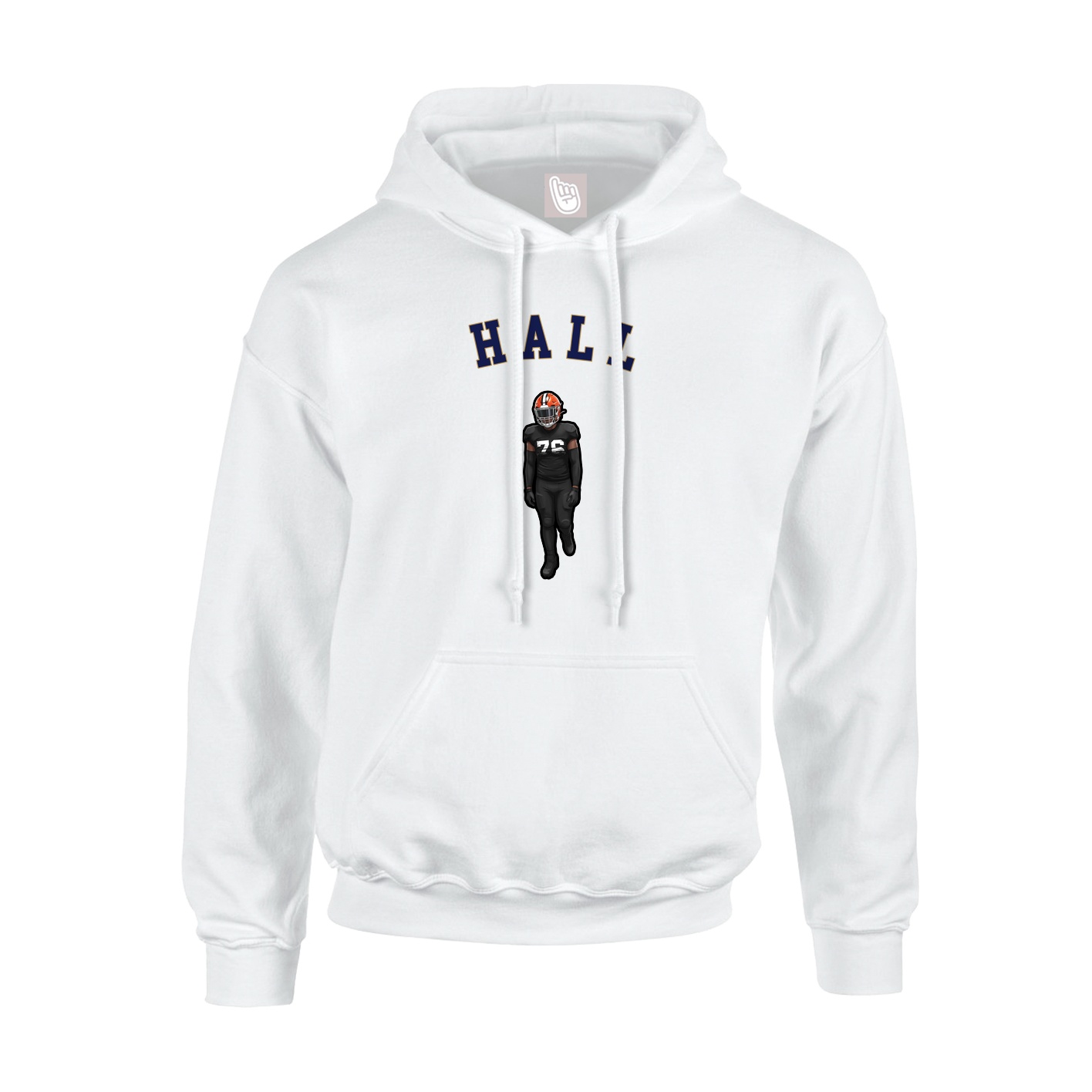 Youth Hoodie — Shirsey Arch in White