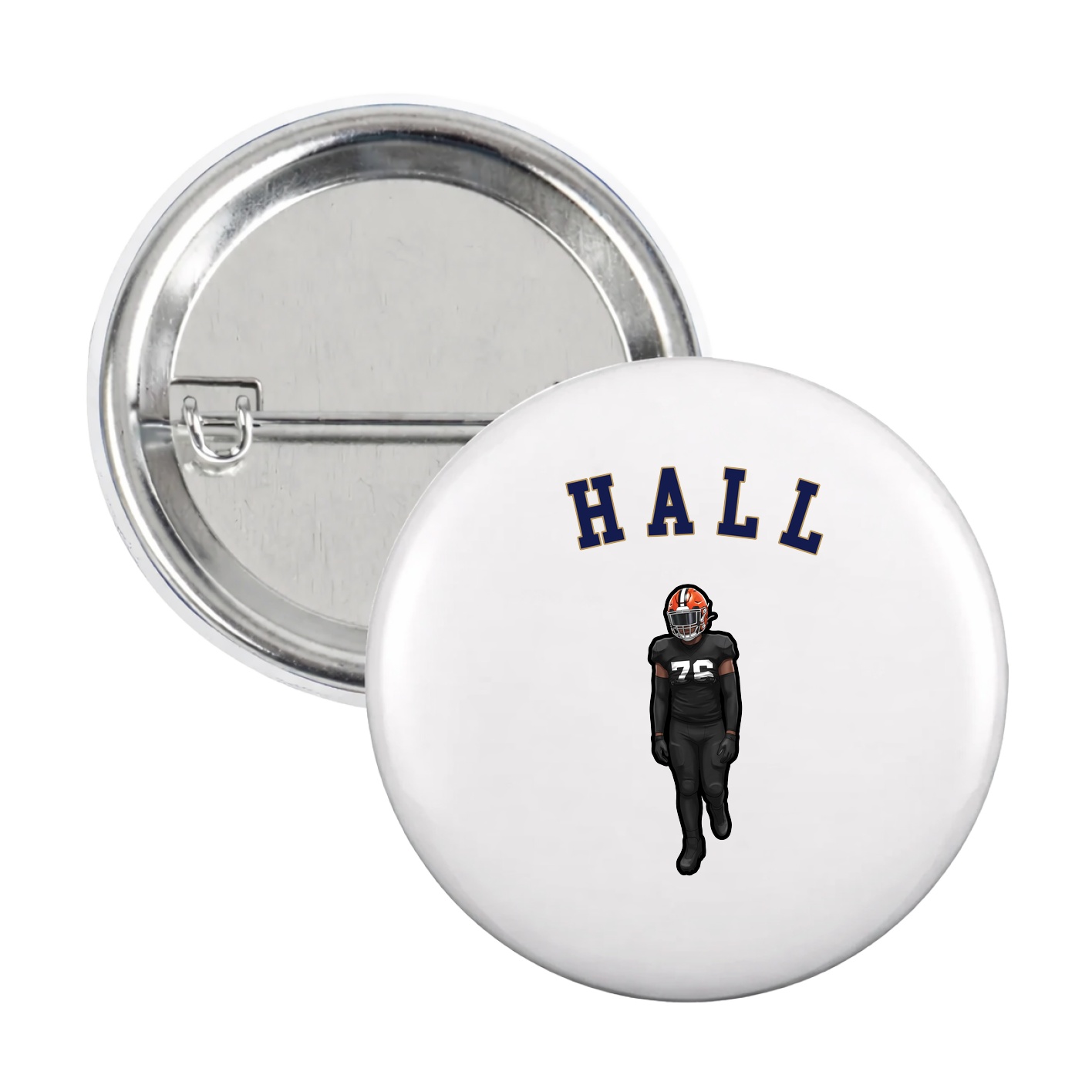 Game Day Button — Shirsey Arch in White