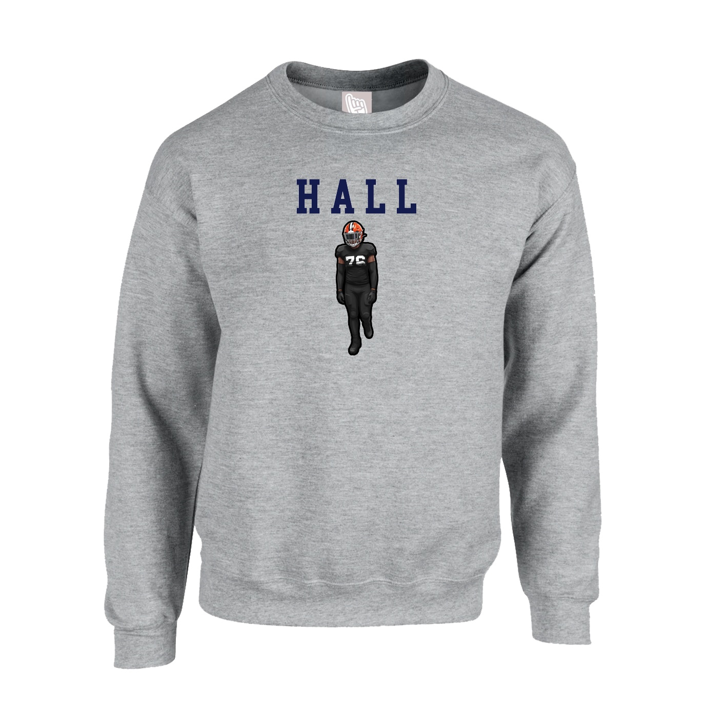 Fleece Crew — Shirsey in Grey