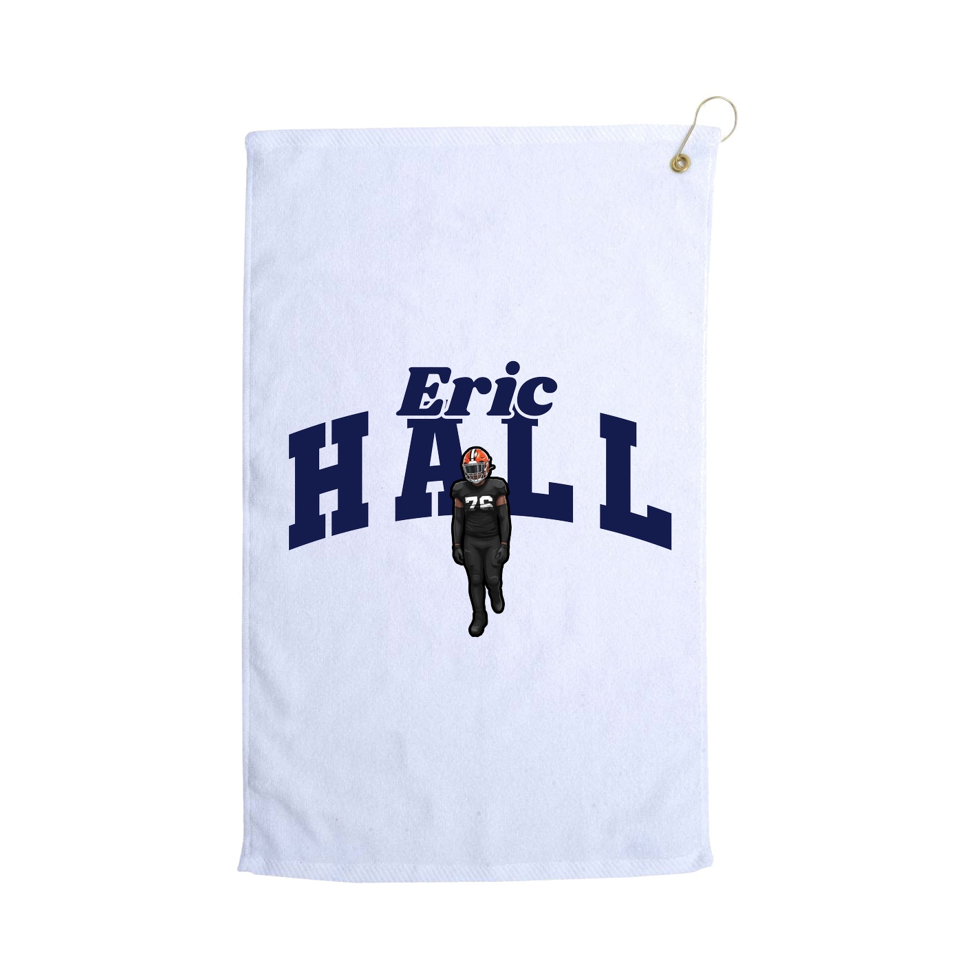 Golf Towel — Signature Arch in White