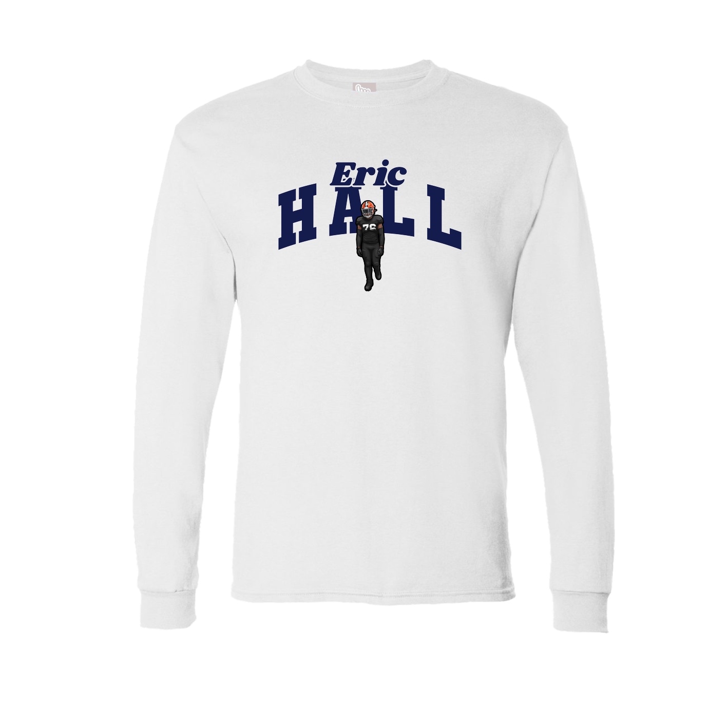 Long Sleeve Tee — Signature Arch in White