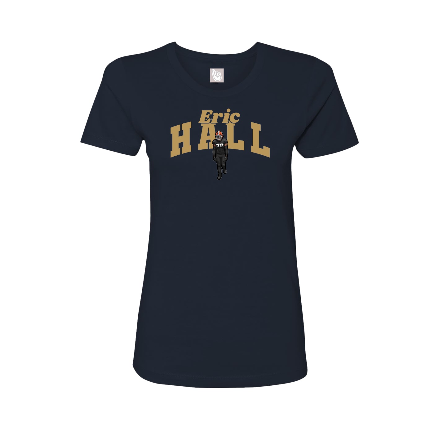Womens Tee — Signature Arch in Navy