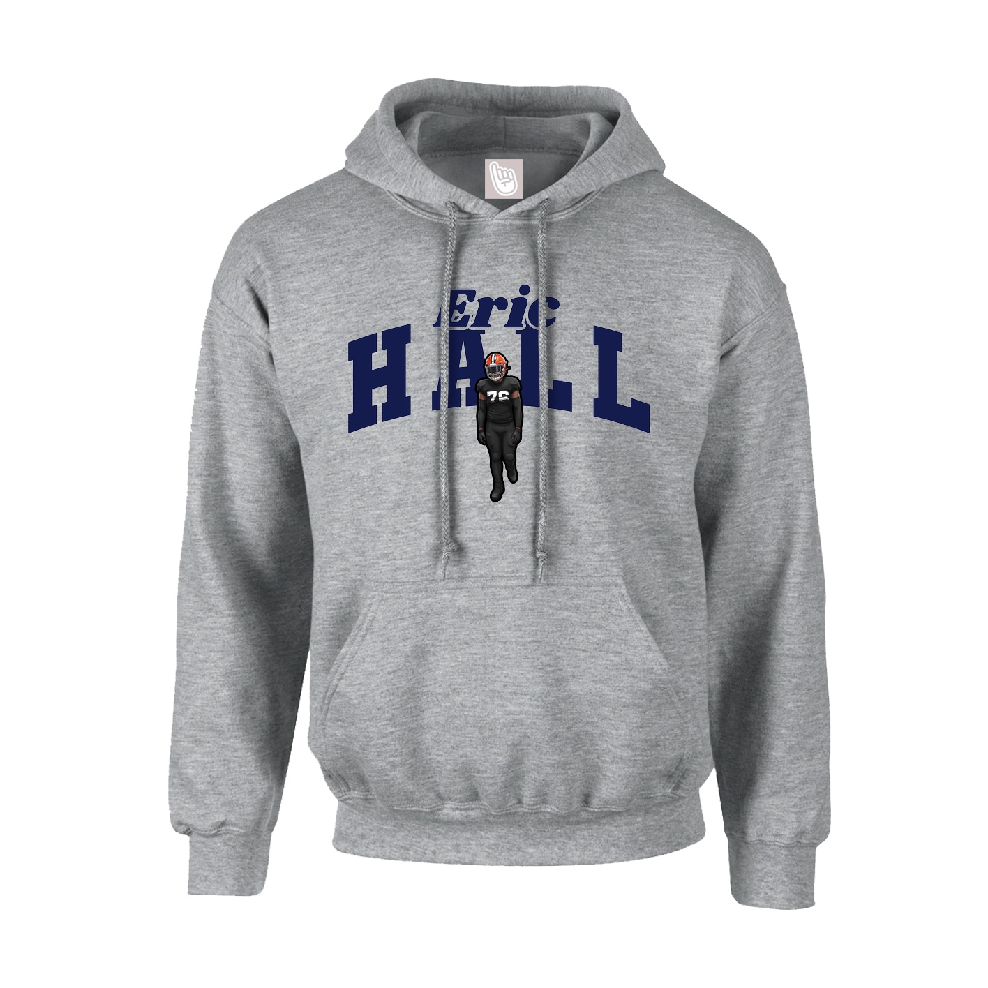 Hoodie — Signature Arch in Grey