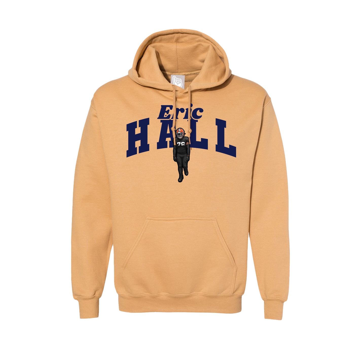 Hoodie — Signature Arch in Vegas Gold