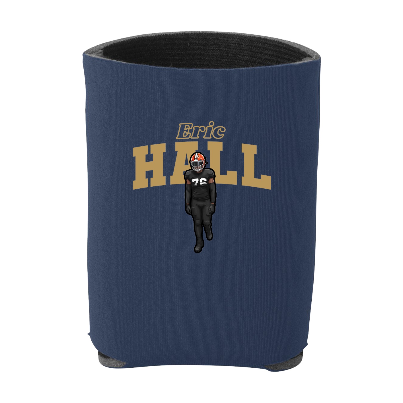 Can Holder — Name Arch in Navy