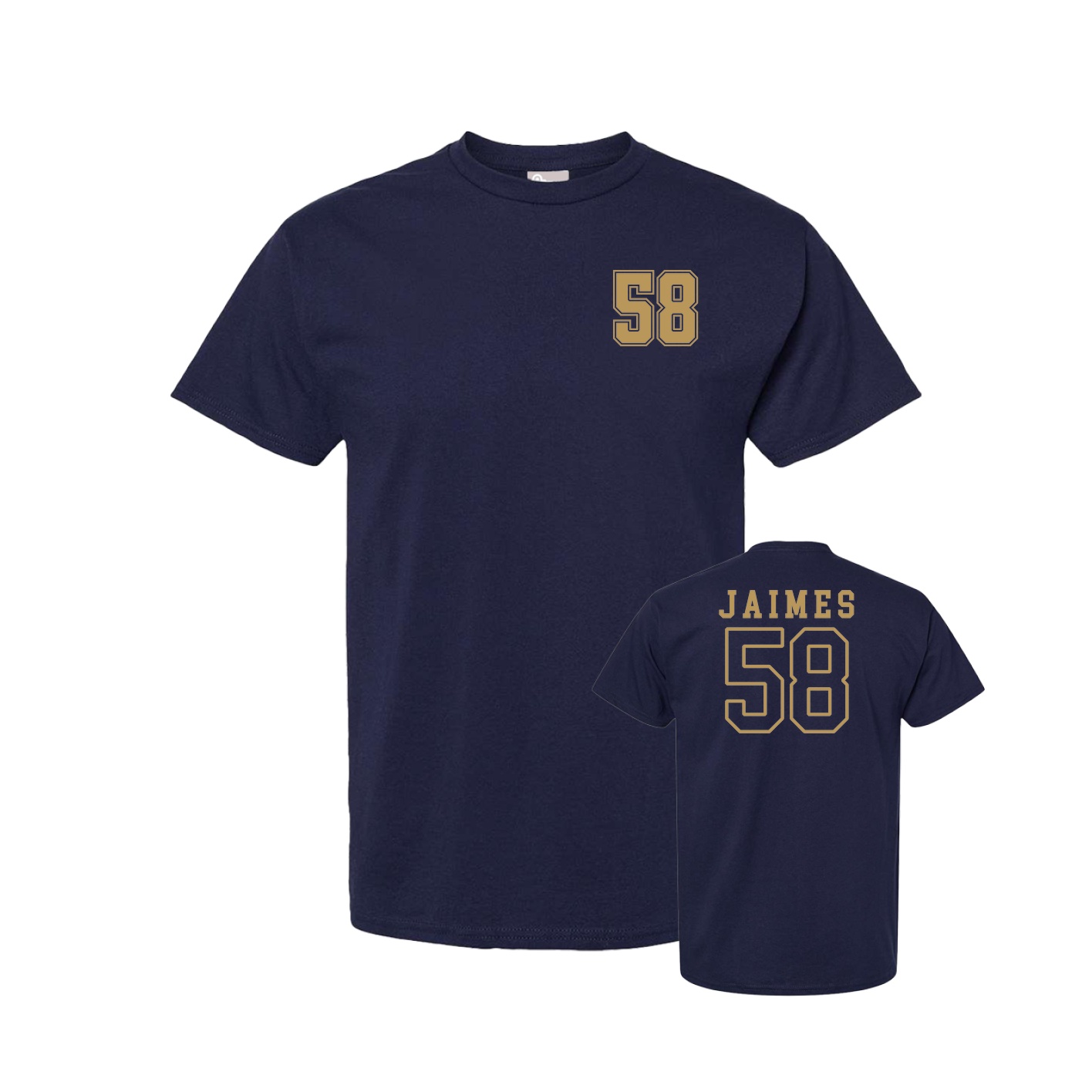 Tee — Chest Back in Navy