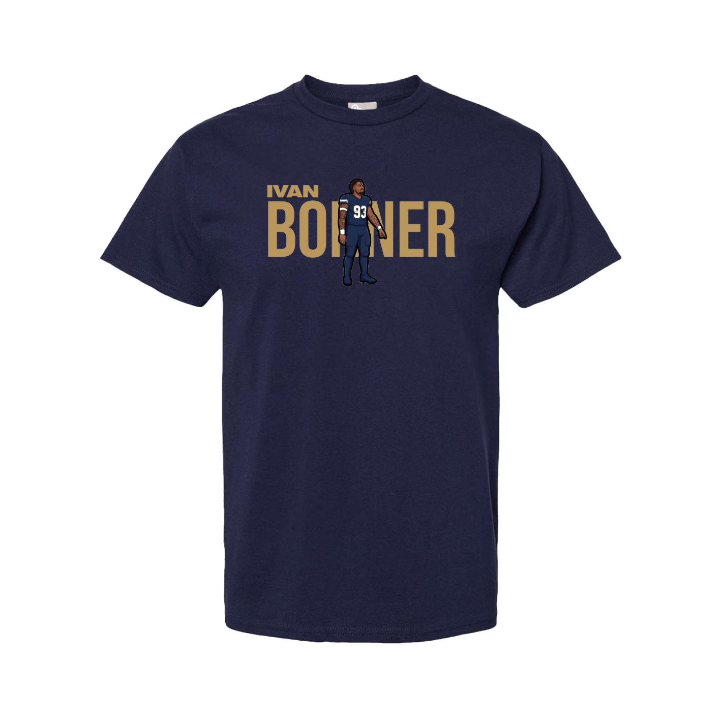 Tee — Player Name in Navy