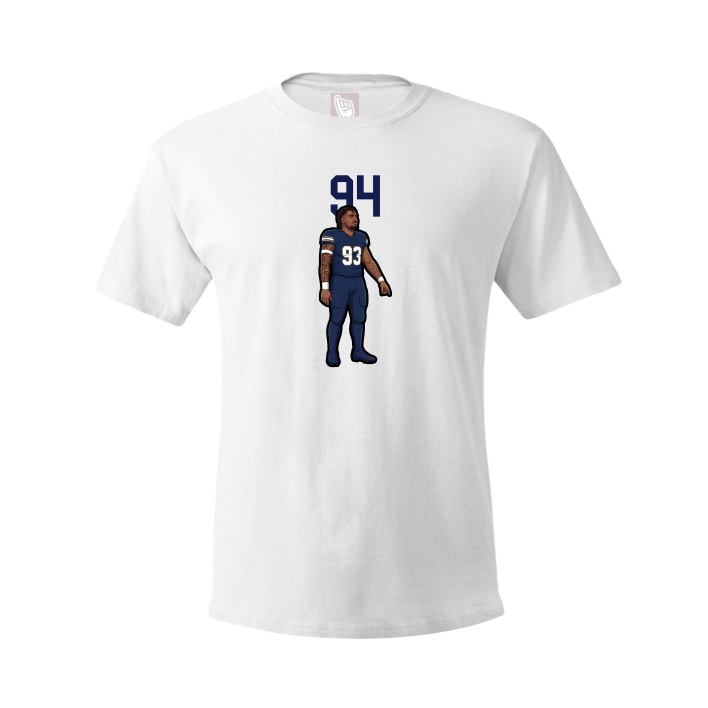 Tee — Number Top in White